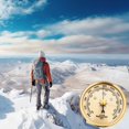 thumbnail image 4 of CUITING 70 mm Gold Pointer Barometer Household Barometer Pressure Gauge Calibratable and Adjustable Barometer  Wall Hanging 3 in 1 Weather Station Thermometer  Barometer  Hygrometer for H, 4 of 8