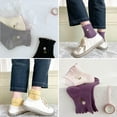 thumbnail image 7 of Women's Ruffle Frilly Rib Knit Crew Socks Floral Embroidery Scalloped Pointelle Casual Ankle Socks 5 Pairs, 7 of 7