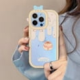 thumbnail image 6 of Cartoon Ice Cream Cake Phone Case with Bow Knot Cutie Camera Frame Lens Protection, Shockproof Soft Case for iPhone 14 Plus, 6 of 6