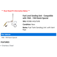 thumbnail image 2 of Fuel Level Sending Unit - Compatible with 1968 - 1969 Buick Special, 2 of 2