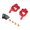 Red, variant on QccHieUs RC Car C-hub Carrier 1/14 RC Car Parts Replacement for 124007 144016 144018 Red