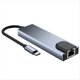 thumbnail image 4 of Estación de Acoplamiento Tipo C HUB 5 en 1 Tipo C A RJ45 USB 3.0 HUB USB C Divisor Tipo C A Adaptador para Computadora Portátil 4K Compatible con, 4 of 5