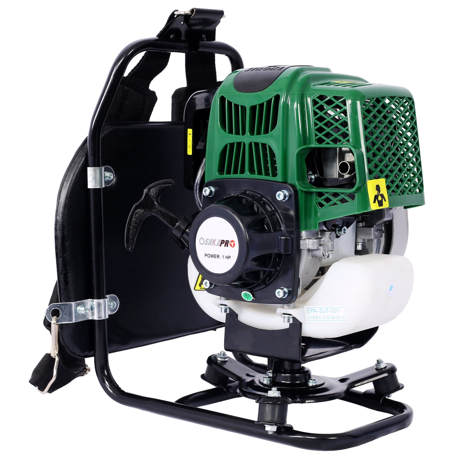 imerelez Backpack 4 in 1 Multi-Functional Trimming Tool, 31CC 4-stroke Garden Tool System with Gas Pole Saw, Hedge Trimmer, Grass Trimmer, and Brush Cutter EPA Compliant