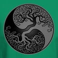 thumbnail image 3 of CafePress - Grey And Black Yin Yang Tree T Shirt - Men's Classic Graphic Cotton T-Shirt, 3 of 4