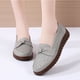 thumbnail image 2 of Amzcrzy Zapatos de mujer,Zapatos de mujer,Zapatillas de mujer, Zapatos planos versátiles para mujer, suela suave, talla grande, zapatos casuales de color, zapatos de cuero Sandalias Mujer Zapatillas, 2 of 3