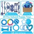 thumbnail image 2 of Toy Beiker Puppy Chew, paquete de 20 unidades, azul, para perros pequeños, 2 of 6