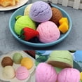 thumbnail image 2 of Nice purchase Artificial Ice Cream Scoops Realistic Simulation Imitation Fake Food Desserts Replica Fake Ice Cream Model for Home Shops Staging Decoration Display Props (C), 2 of 4