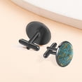 thumbnail image 6 of Easter Elegant Cufflink Set for Formal Attire, Made of Stainless Steel, Ideal for Weddings and Business Meetings, Includes Cufflinks and Shirt Clip, 6 of 6