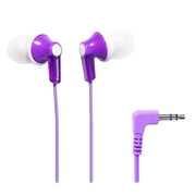 Panasonic ErgoFit Earphones, Neodymium Drivers, RP-HJE120 (Purple), RP-HJE120-V