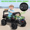 thumbnail image 4 of AQCW 12V Electric Vehicle 4-Wheel Dual Drive Off-Road Vehicle For Child,Remote Control Toy,Toddler Electric Car,1.8Mph Max Speed,Treaded Tires,Rubber Handles, 4 of 11