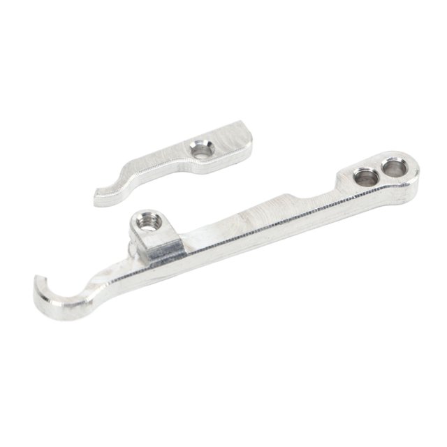 Varilla de tracción de luz de giro RC BuyWeek Aleación de aluminio Plata