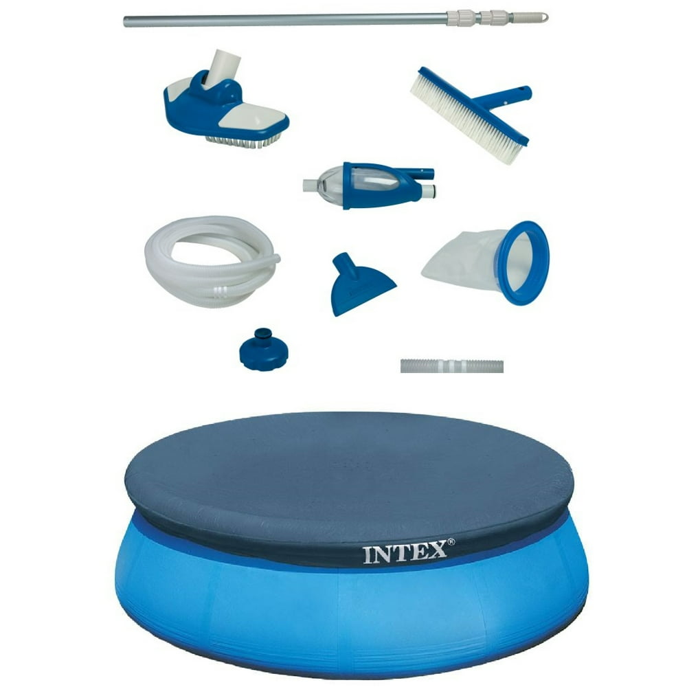 Intex Deluxe Pool Maintenance Kit & Intex 15 Ft Above Ground Swimming