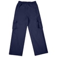 thumbnail image 7 of CAICJ98 Cargo Pants Boys Outdoor Youth Quick Dry Hiking Pants Lightweight Athletic Pants with Zipper Pockets Boy Pants (Dark Blue,6-7 Years), 7 of 7
