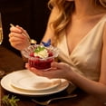thumbnail image 5 of Miwamany Glass Dessert Cup Bowl, Ice Cream Salad Yogurt Pudding Sundae Dish, Clear Footed Serving Bowls for Kitchen Party Dining Table Bar Top Snack Display, 5 of 6