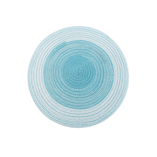 TIELUTT Round Insulation Mat Table Mat Western Food Placemat Bowl Mat Tea Mat Dining Table and Mat Clear Table Mat for Toddler Kitchen Place Mats round Table Mats 4 Dining Room Table Set for 4