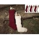 thumbnail image 4 of Paquete de 6 medias navideñas de punto blancas marfil y burdeos únicas de 18", 4 of 8