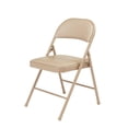 thumbnail image 5 of (4 Pack) Commercialine Beige Vinyl Upholstered Folding Chair, 5 of 5