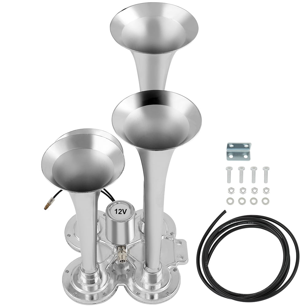 Train Horn for Truck, Super Loud 4 Trumpet Electric Truck Train Car