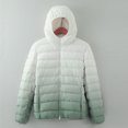 thumbnail image 5 of Vedolay Warm Winter Jacket Open Front Long Sleeve Button Down Knit Cardigan Coat Green,2XL, 5 of 5