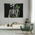 thumbnail image 2 of COMIO Dinosaur Skeleton Tapestry White Black Tapestry Wall Hanging Skeleton Tapestries for Bedroom College Dorm Living Room Wall Decor Art Medium, 2 of 7