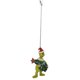 thumbnail image 2 of Adorno navideño Colgante de resina de monstruo de pelo verde para decoración del hogar Árbol de Navidad, 2 of 10