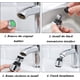 thumbnail image 4 of Grifo de aireador de 6 piezas, grifo de ahorro de agua de 360°, grifo de boquilla de filtro, grifo de filtro de burbujas, difusor de ahorro de agua de acero inoxidable ajustable para fregadero de cocina, baño, ducha Kuyhfg Bienvenido a Kuyhfg, 4 of 5