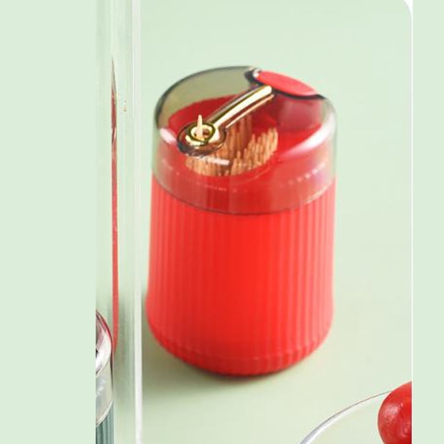 Soporte Portátil Para Palillos De Dientes, Dispensador De Palillos De Dientes Emergente Para Viajes En Masa, 2,4x3,3