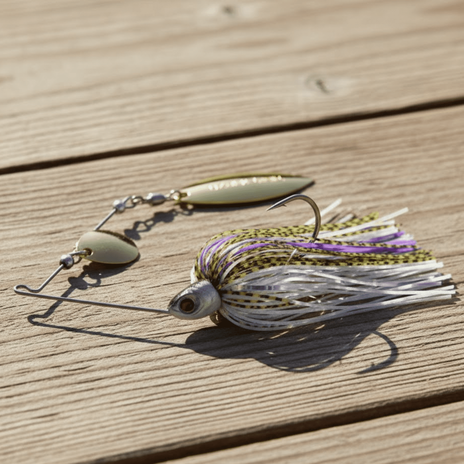 (2 pack) Ozark Trail Spinnerbait Fishing Lure 1/2 oz. – Threadfin Shad