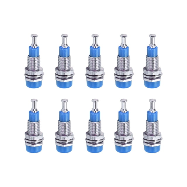 J.40006 10 unids/set 2mm niquelado Banana hembra Jack Panel montaje vinculante PostBlue