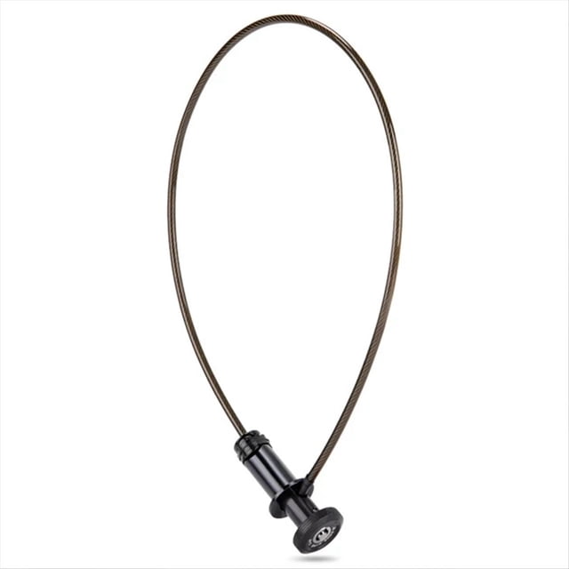 Candado para Bicicleta Montaña, Bicicleta Carretera, Candado con Cable Acero Oculto, Candado Portátil para Casco, Candado con Llave, Candado para Montar en Bicicleta A