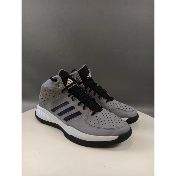 Adi - das Court Fury Shoes Sneakers Men's Size 13 Gray Basketball Mid Top