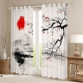 thumbnail image 2 of Homewish Japan Sakura Blackout Curtains Set of 2 (52x84 Each),Exotic Style Window Curtains,Natural Landscape Curtains and Drapes For Teens,Breathable Home Decor, 2 of 6