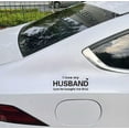 thumbnail image 2 of I Love My Husband Humorous Quote Car Decals for Women and Wives, Funny Marriage Love Car Accessory, Thoughtful Gift (Ilovehusbandblack), 2 of 2