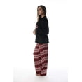 thumbnail image 2 of Just Love Plush Pajama Sets for Women 6742-10122-1X (Black - Reindeer Snowflake, 3X), 2 of 3