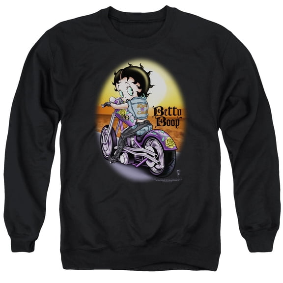 Betty Boop - Wild Biker - Crewneck Sweatshirt - XX-Large