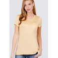 thumbnail image 5 of Short Sleeve Scoop Neck Top With Pocket M, 5 of 83