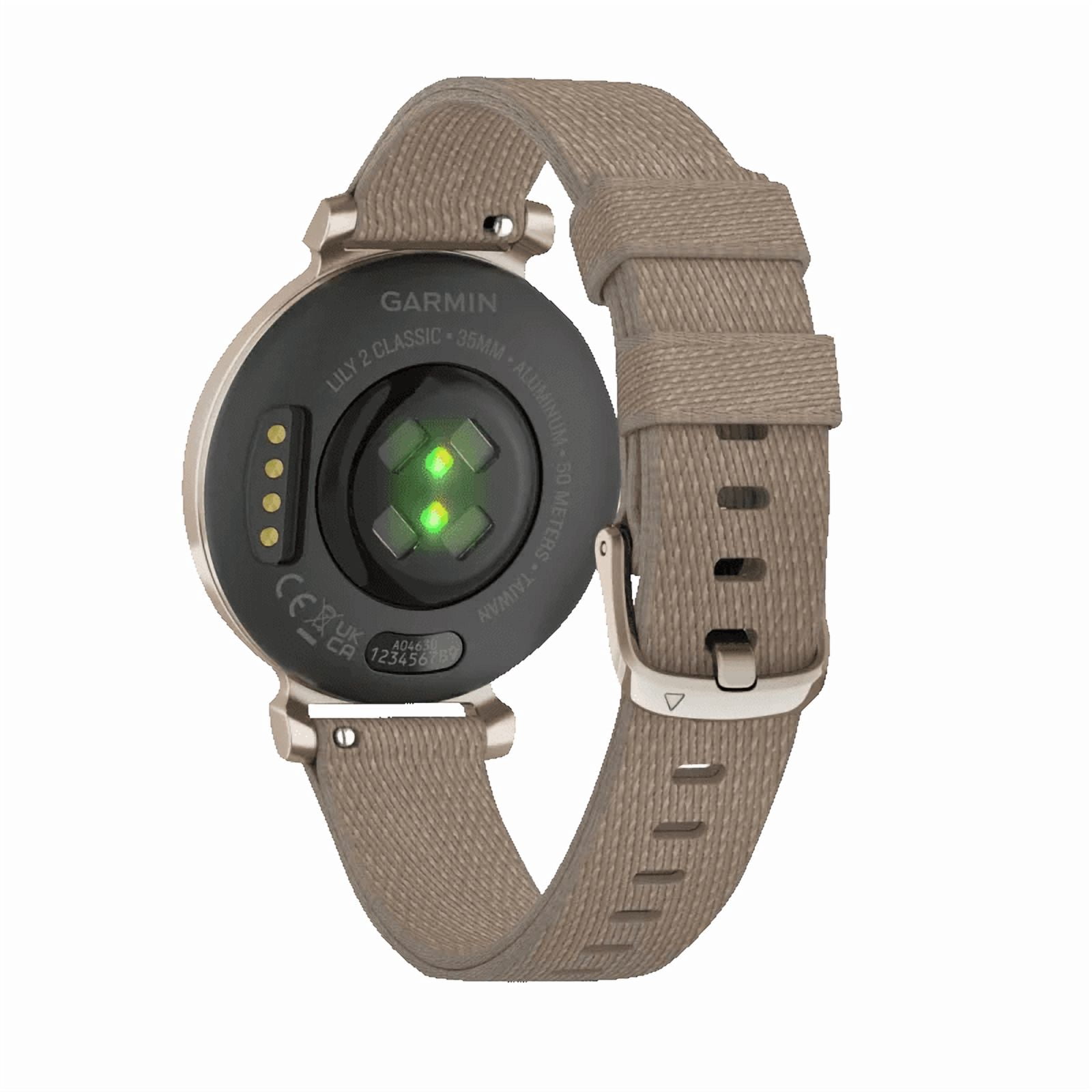 Garmin Lily 2 Classic, Cream Gold with Coffee Nylon Band (Garmin