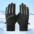 thumbnail image 2 of KHONTS Touchscreen Winter Gloves for Men Women Cold Weather Warm Freezer Work Gloves for Running Driving Cycling Hiking Black One Size, 2 of 4
