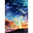thumbnail image 1 of Diamond Painting (DE1762) DIY Square Sun Moon Rhinestone Wall Picture Kit Craft 20X30cm FLhrweasw Nuevo, 1 of 1