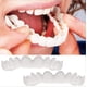 thumbnail image 4 of 12 dentaduras postizas de carilla instantánea, cosmética temporal, sonrisa dentada, superposición alta y baja, aparatos ortopédicos, kit de reparación de blanqueamiento y alisado con mini pinzas, 4 of 5