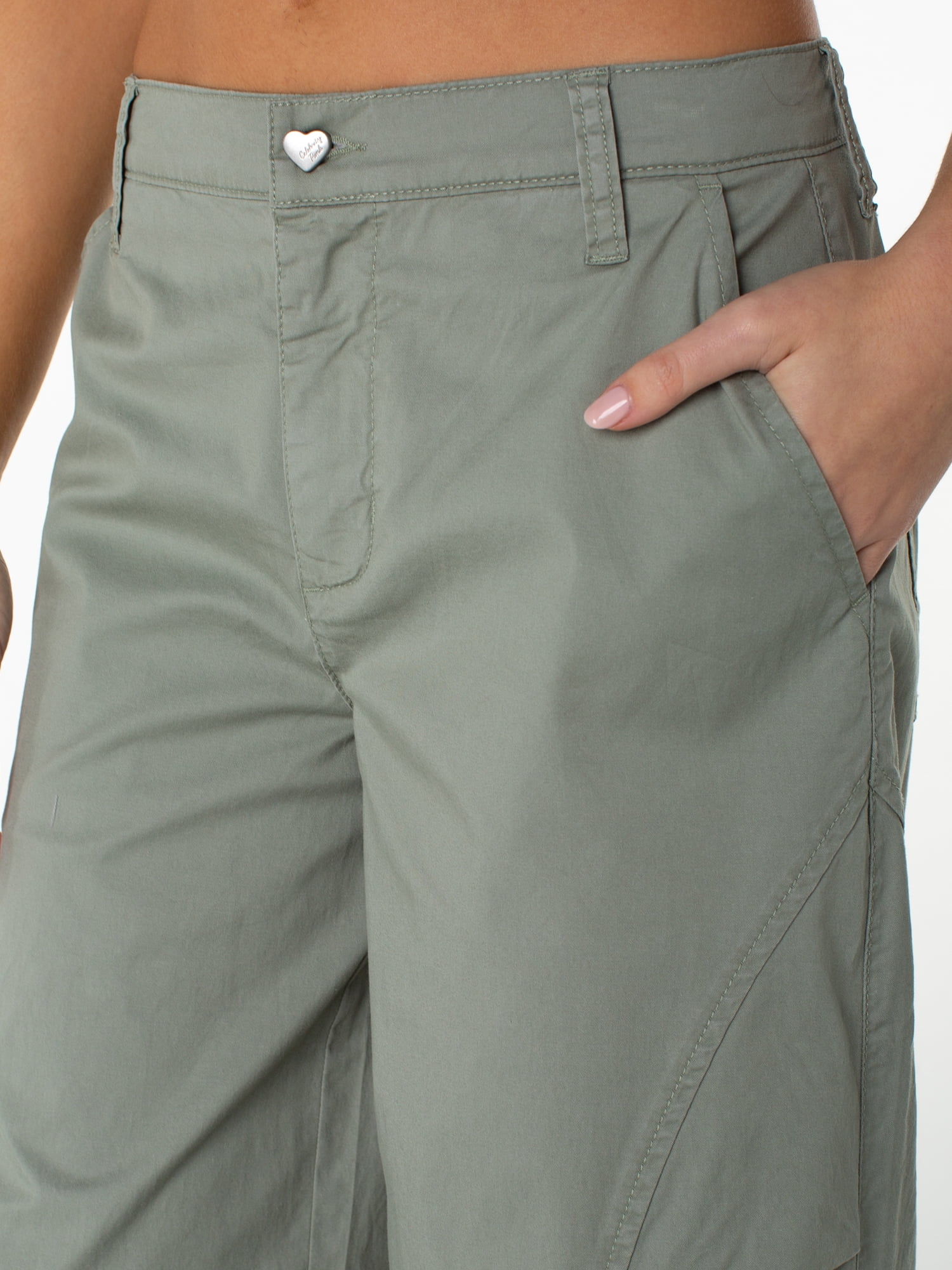 Celebrity Pink Women's and Women's Plus Wide Leg Cargo Pants, Sizes XS-4X