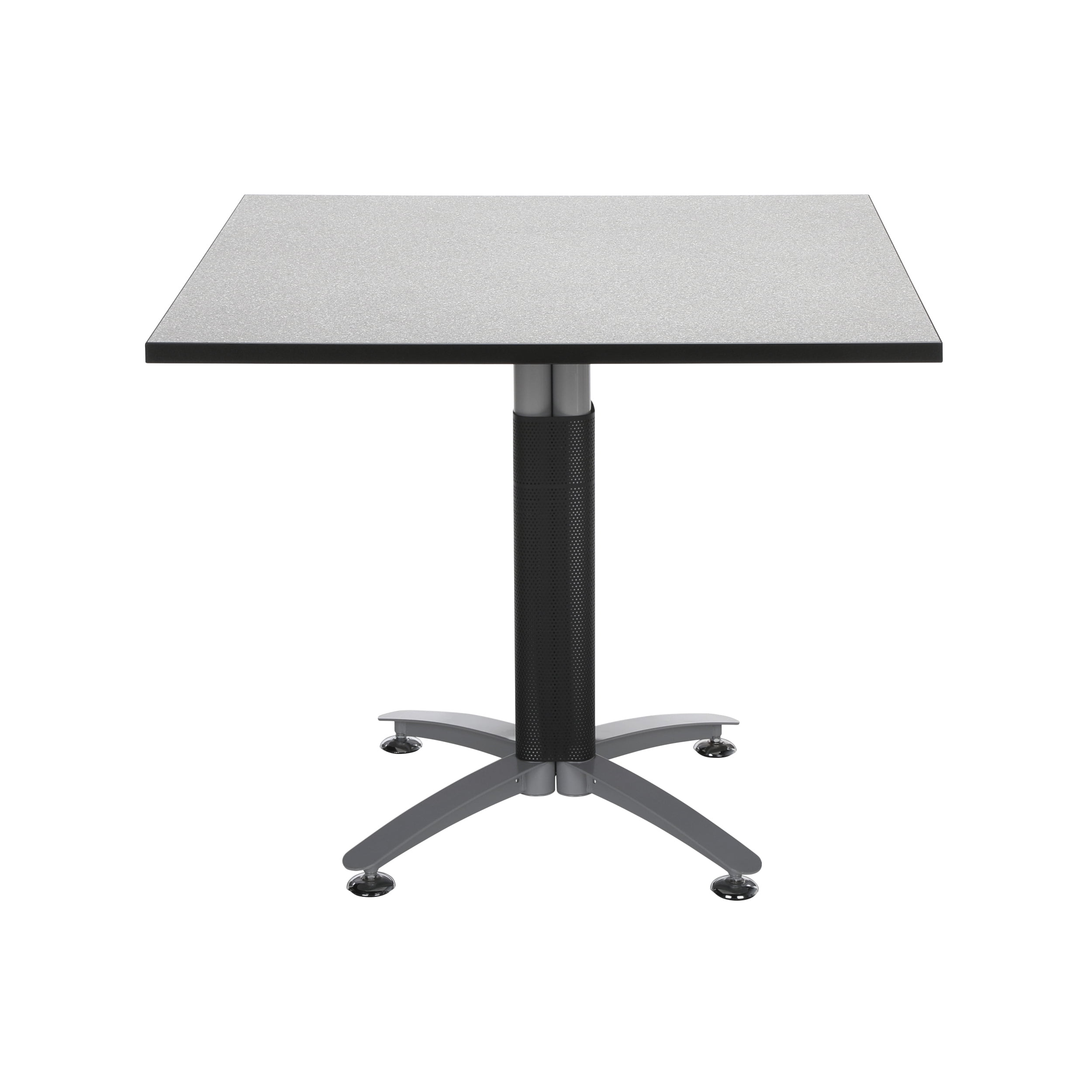 OFM 36" Multi-Purpose Square Table with Metal Mesh Base, in Gray Nebula (KMT36SQ-GRYNB)