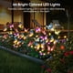 thumbnail image 5 of Luces solares para jardín NFEVER 136 con forma de mariposa, LED de colores, 5 of 7
