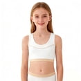 thumbnail image 3 of Niñas No Show Ropa Interior Color Sólido Sujetán de Entrenamiento Suave Transpirable para Niñas Jóvenes, Ropa Interior de Estilo Delgado para el Uso Diario, 3 of 5