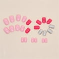 thumbnail image 5 of Fofosbeauty 24pcs Press on False Nails,Coffin Fake Acrylic Nails, Solid Color Flashes Pink, 5 of 10