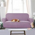 thumbnail image 3 of Housse Extensible pour Causeuse, Housses de Canapé Hydrofuges, Anti-Chien, Chat, Animal de Compagnie, Housses de Causeuse, Protège-Canapé (Causeuse, Mauve Pâle), 3 of 7
