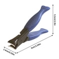 thumbnail image 3 of Dvkptbk Nail Clippers Fish Tail Shape Antisplash Nail Clipper Toe Nail Clipper Cumulus Clipmaster Pro Nail Clipper Grishay Proclip Clip Pro Toenail Clippers, 3 of 4