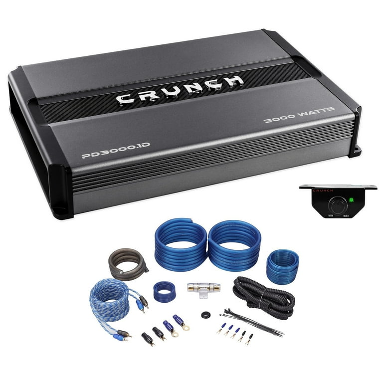 Crunch PD3000.1D 3000 Watt Mono Car Stereo Amplifier Class D Pro