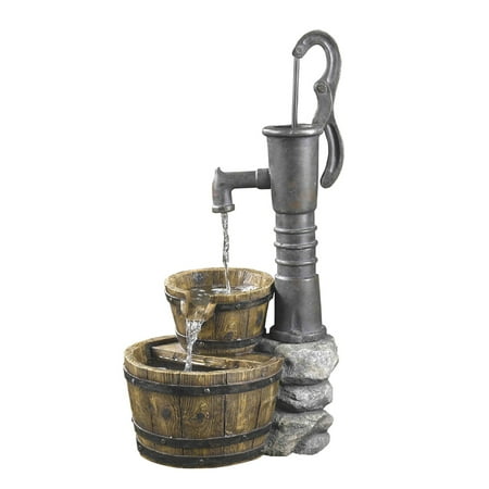Jeco Inc Old Fashion Water Pump Fountain Jeco Inc Old Fashion Water Pump Fountain
