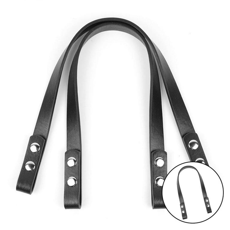 Purse Straps. Replacement Leather 3/4 Strap W/ Snap 